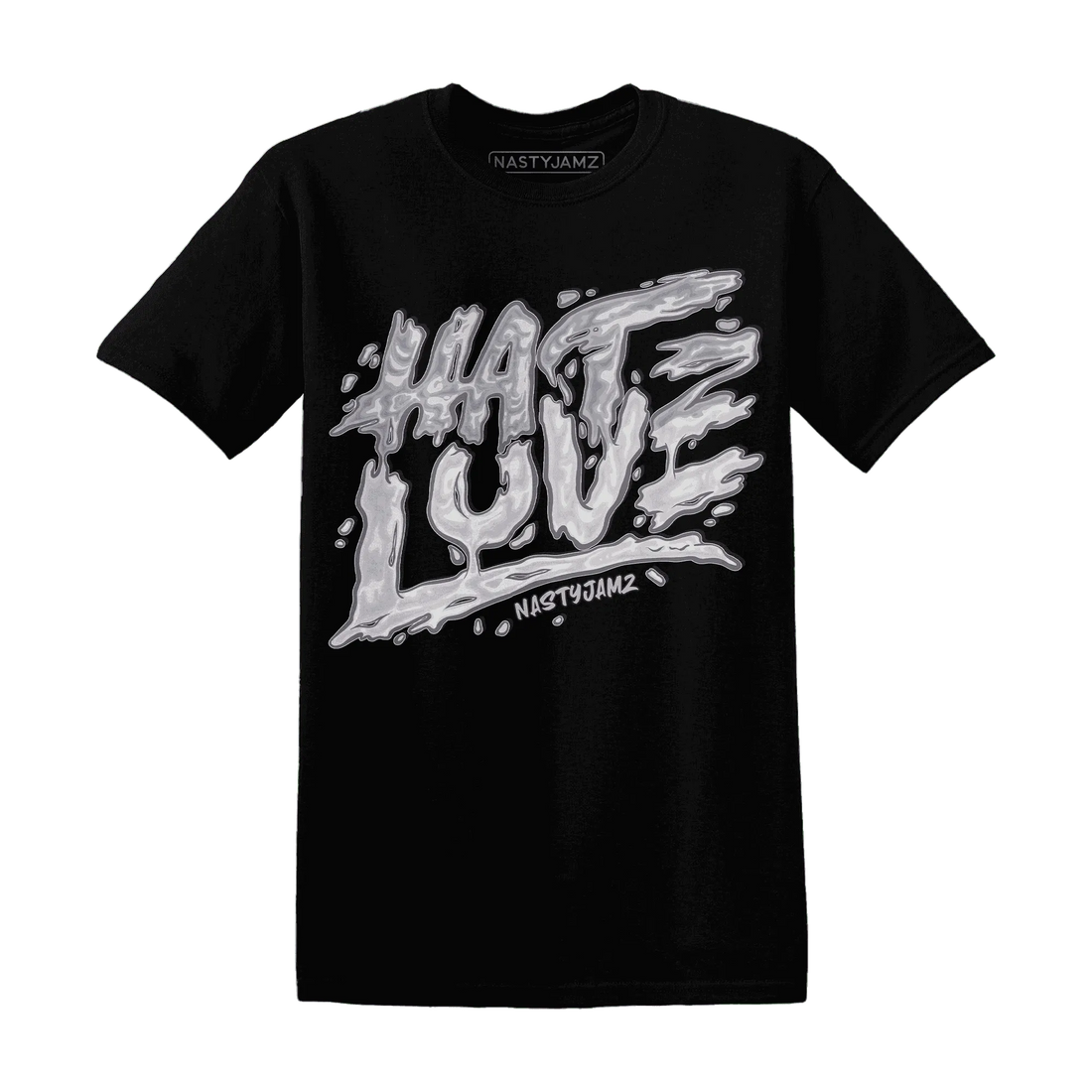 Wolf-Grey-1s-T-Shirt-Match-Love-Hate