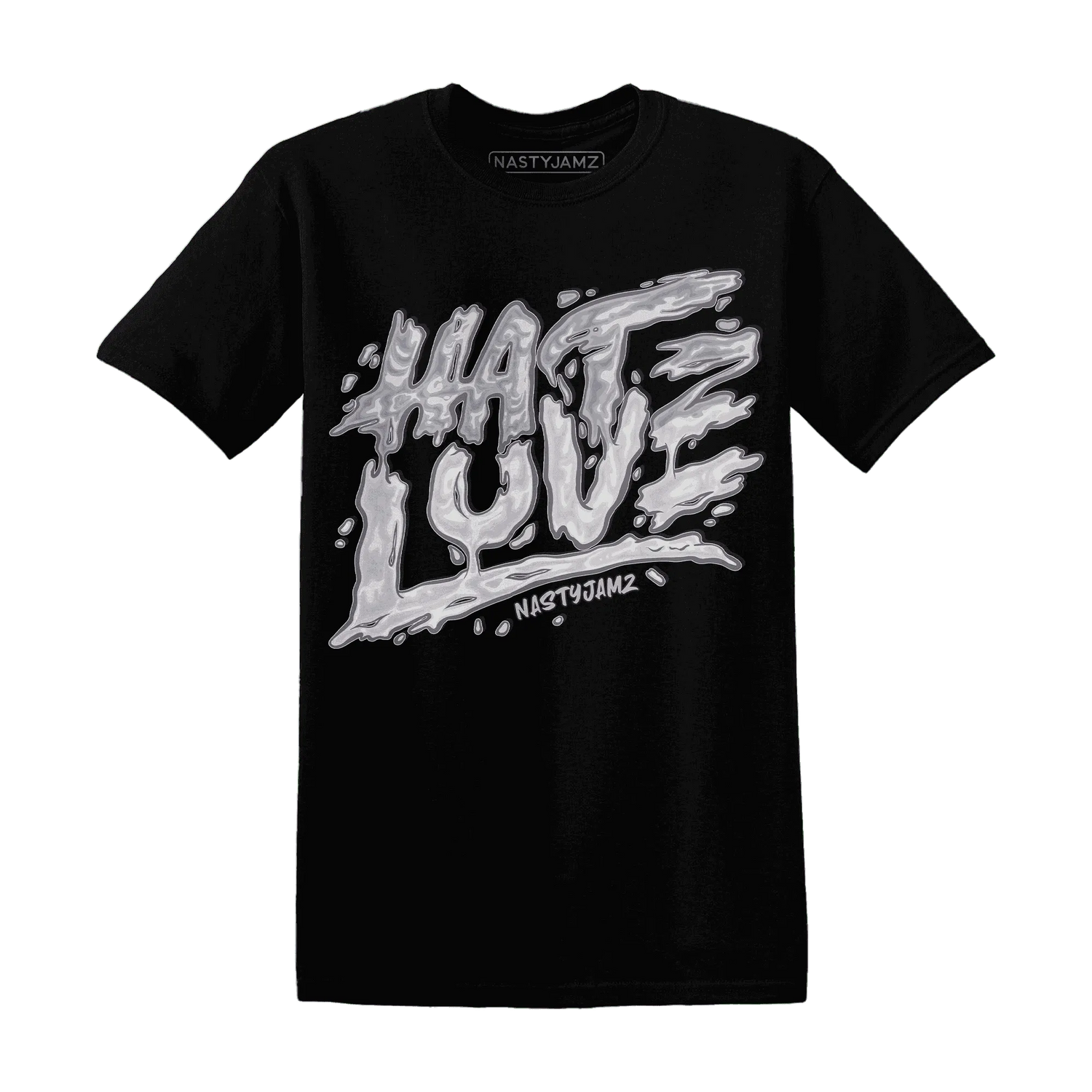 Wolf-Grey-1s-T-Shirt-Match-Love-Hate