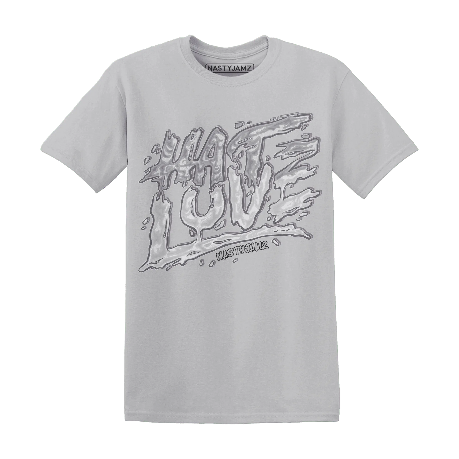Wolf-Grey-1s-T-Shirt-Match-Love-Hate