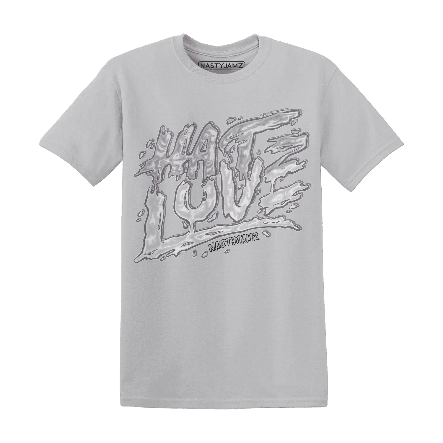 Cement-Grey-3s-T-Shirt-Match-Love-Hate