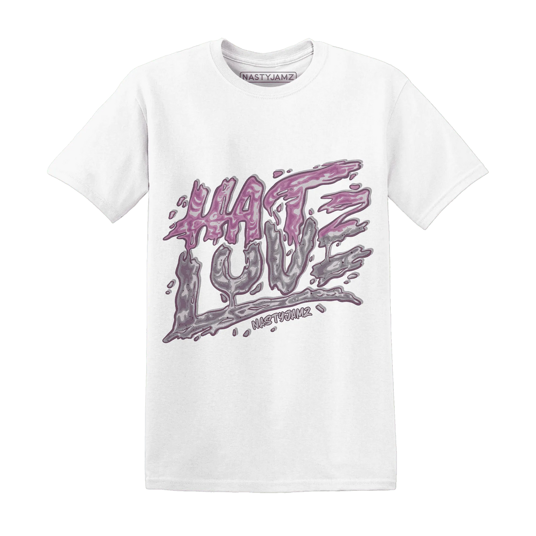 Orchid-Neutral-Grey-Black-White-4s-T-Shirt-Match-Love-Hate