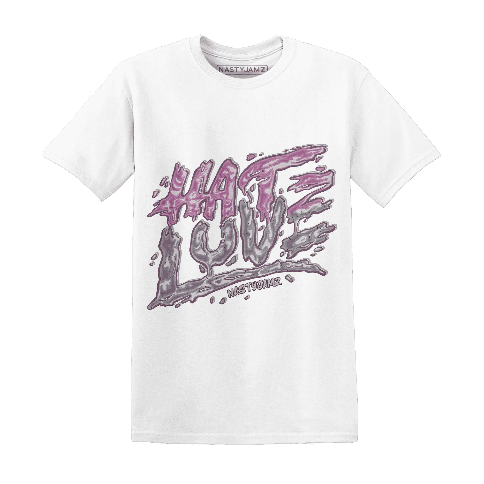 Orchid-Neutral-Grey-Black-White-4s-T-Shirt-Match-Love-Hate