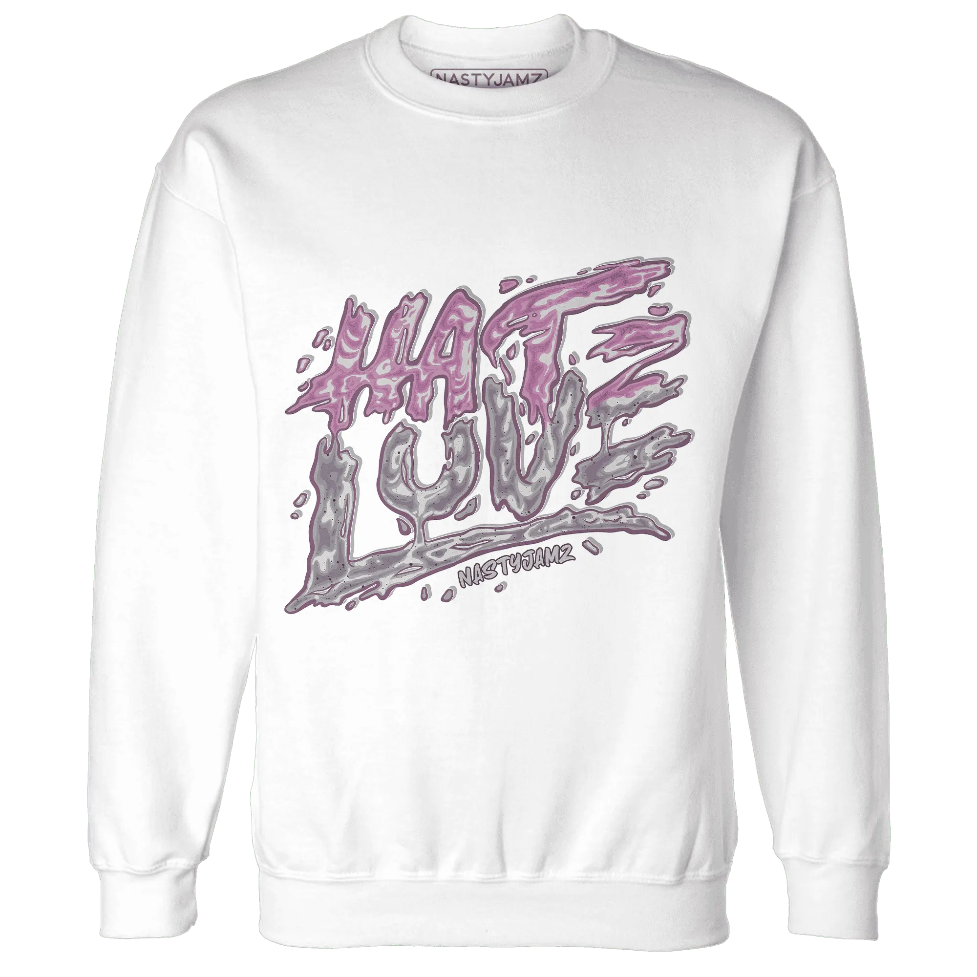 Orchid-Neutral-Grey-Black-White-4s-Sweatshirt-Match-Love-Hate