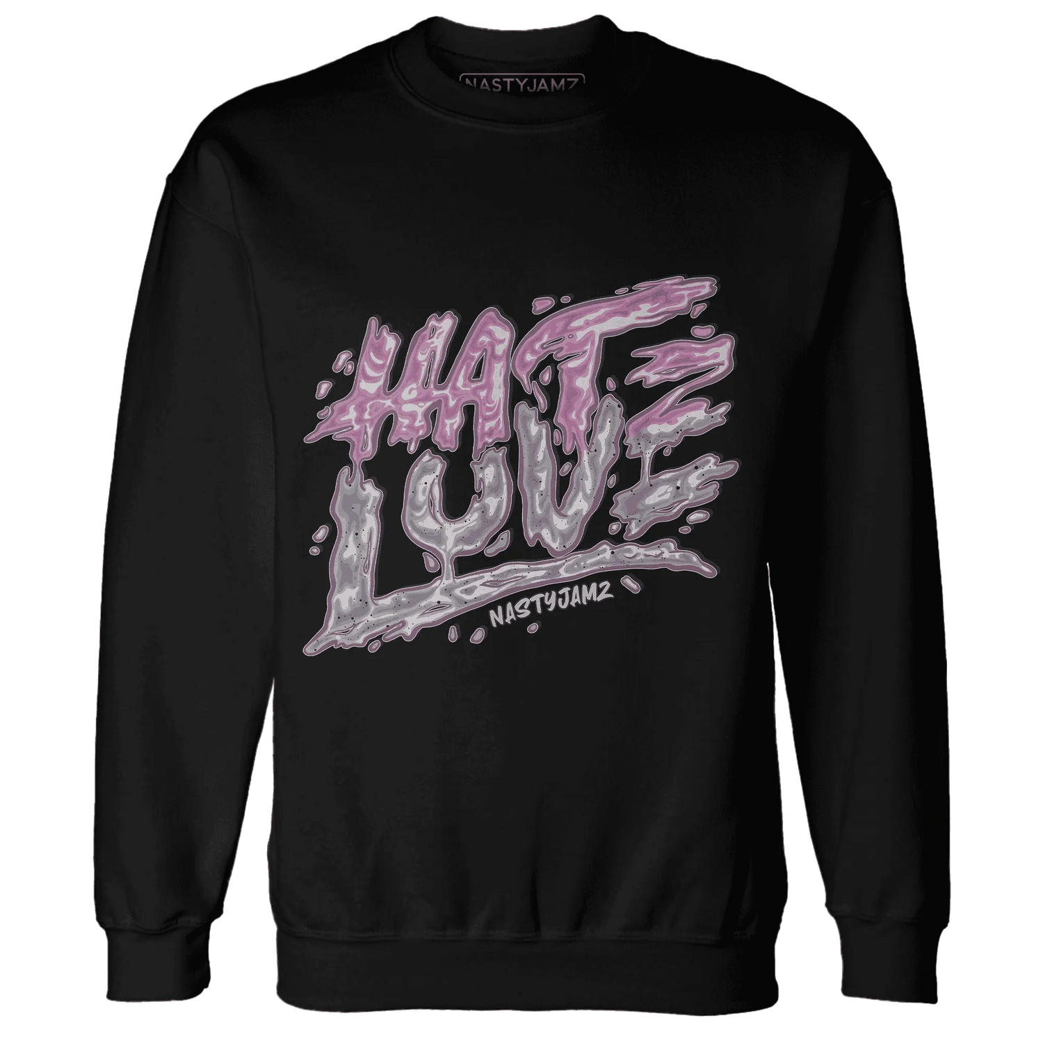 Orchid-Neutral-Grey-Black-White-4s-Sweatshirt-Match-Love-Hate