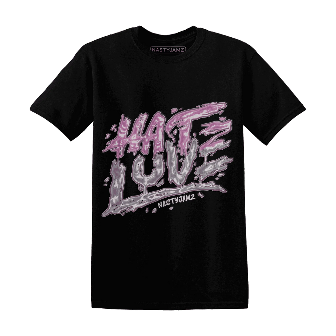 Orchid-Neutral-Grey-Black-White-4s-T-Shirt-Match-Love-Hate