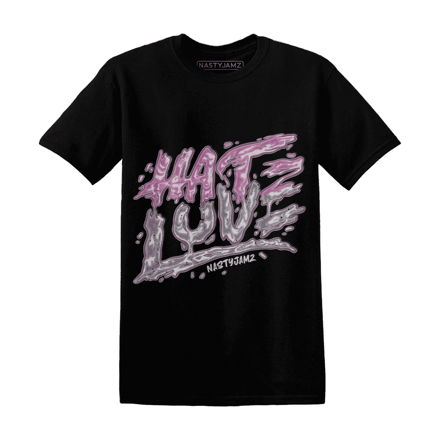 Orchid-Neutral-Grey-Black-White-4s-T-Shirt-Match-Love-Hate