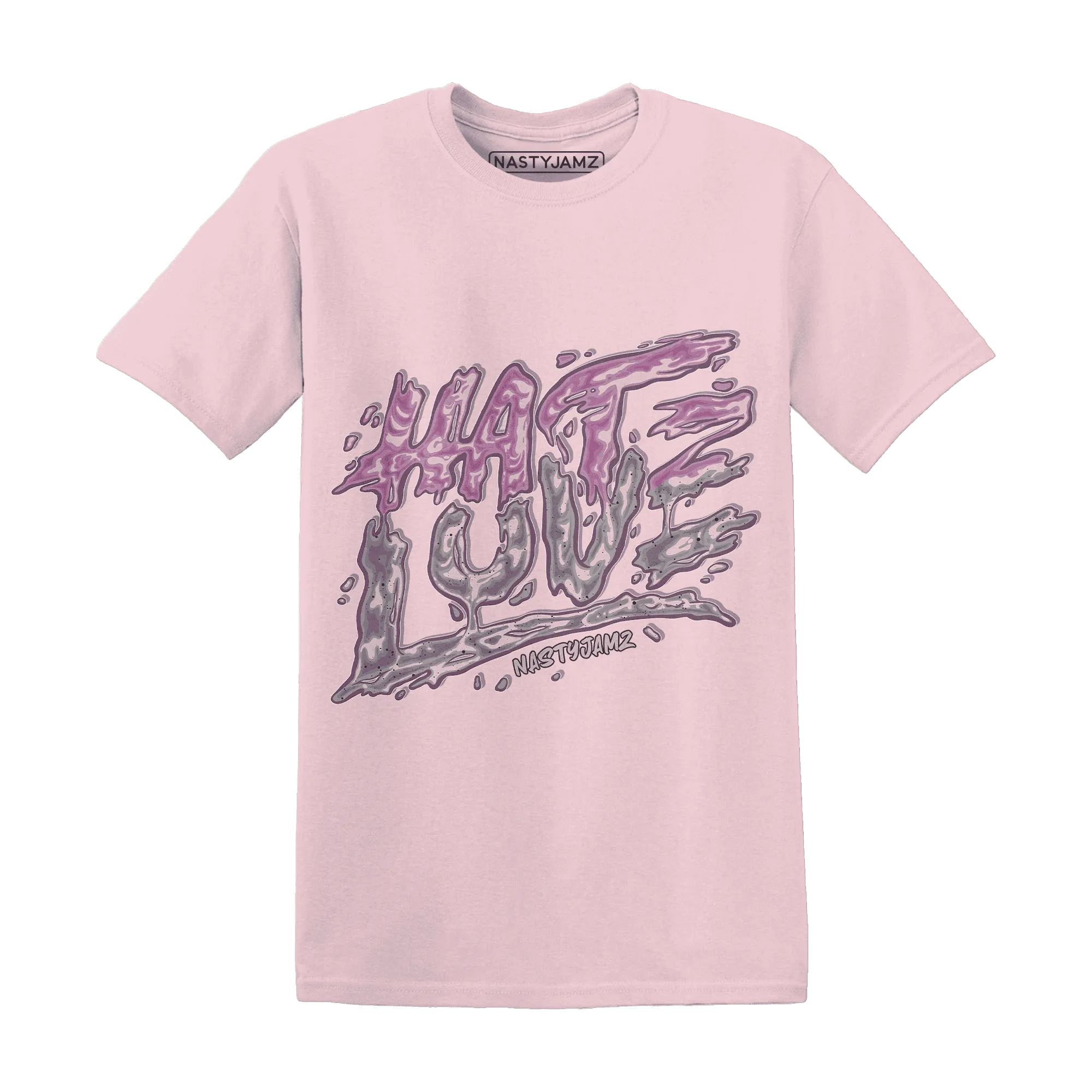 Orchid-Neutral-Grey-Black-White-4s-T-Shirt-Match-Love-Hate
