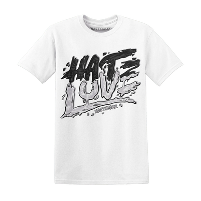 White-Thunder-4s-T-Shirt-Match-Love-Hate
