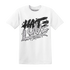 White-Thunder-4s-T-Shirt-Match-Love-Hate