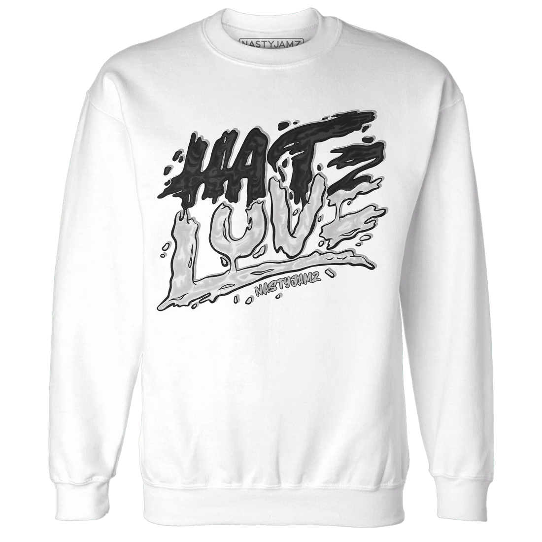 White-Thunder-4s-Sweatshirt-Match-Love-Hate