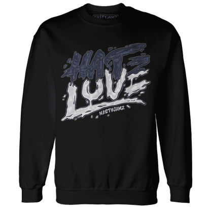 White-Navy-6s-Sweatshirt-Match-Love-Hate