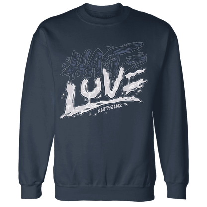 White-Navy-6s-Sweatshirt-Match-Love-Hate