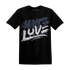 White-Navy-6s-T-Shirt-Match-Love-Hate