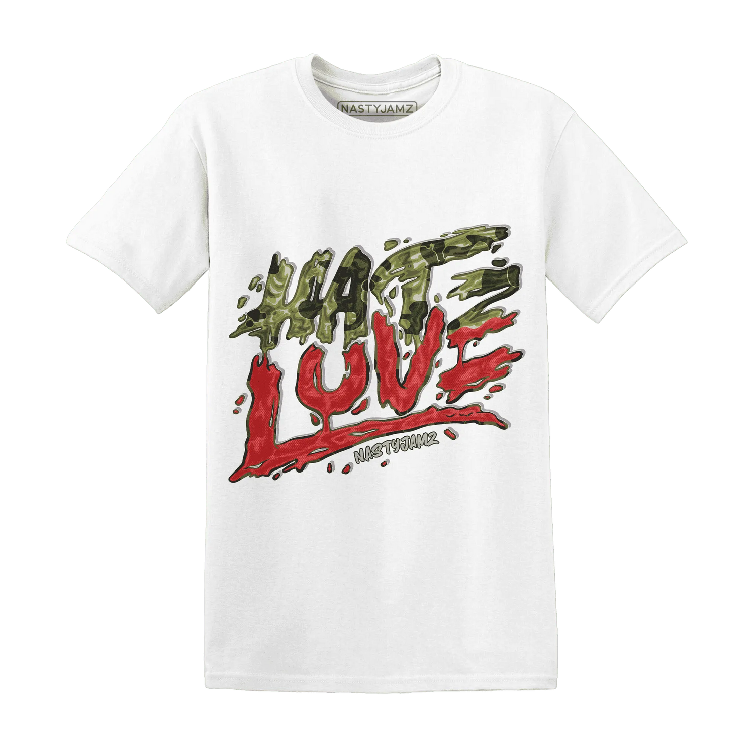 AM-90-Dark-Sage-Solar-Red-T-Shirt-Match-Love-Hate