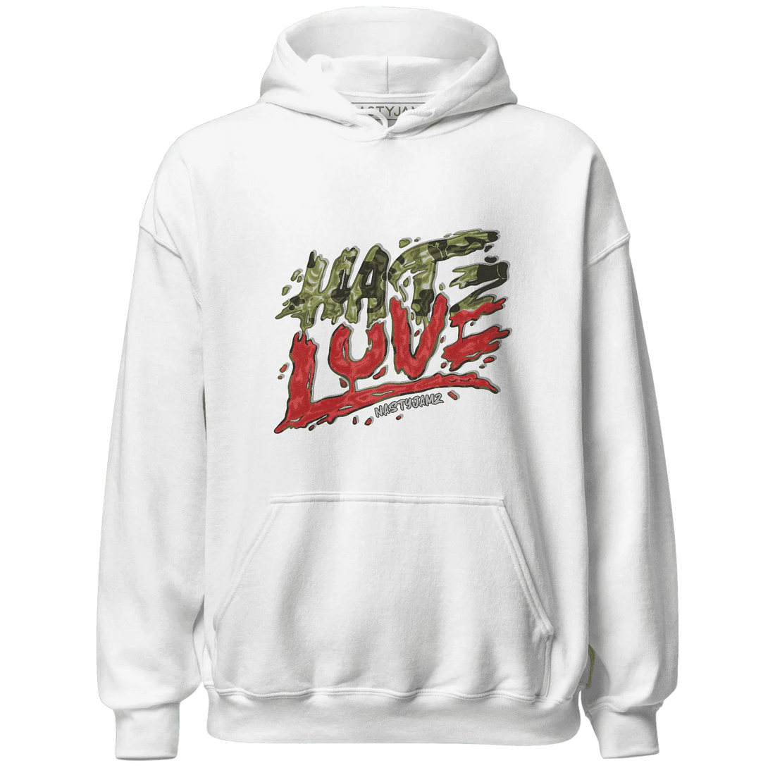 AM-90-Dark-Sage-Solar-Red-Hoodie-Match-Love-Hate