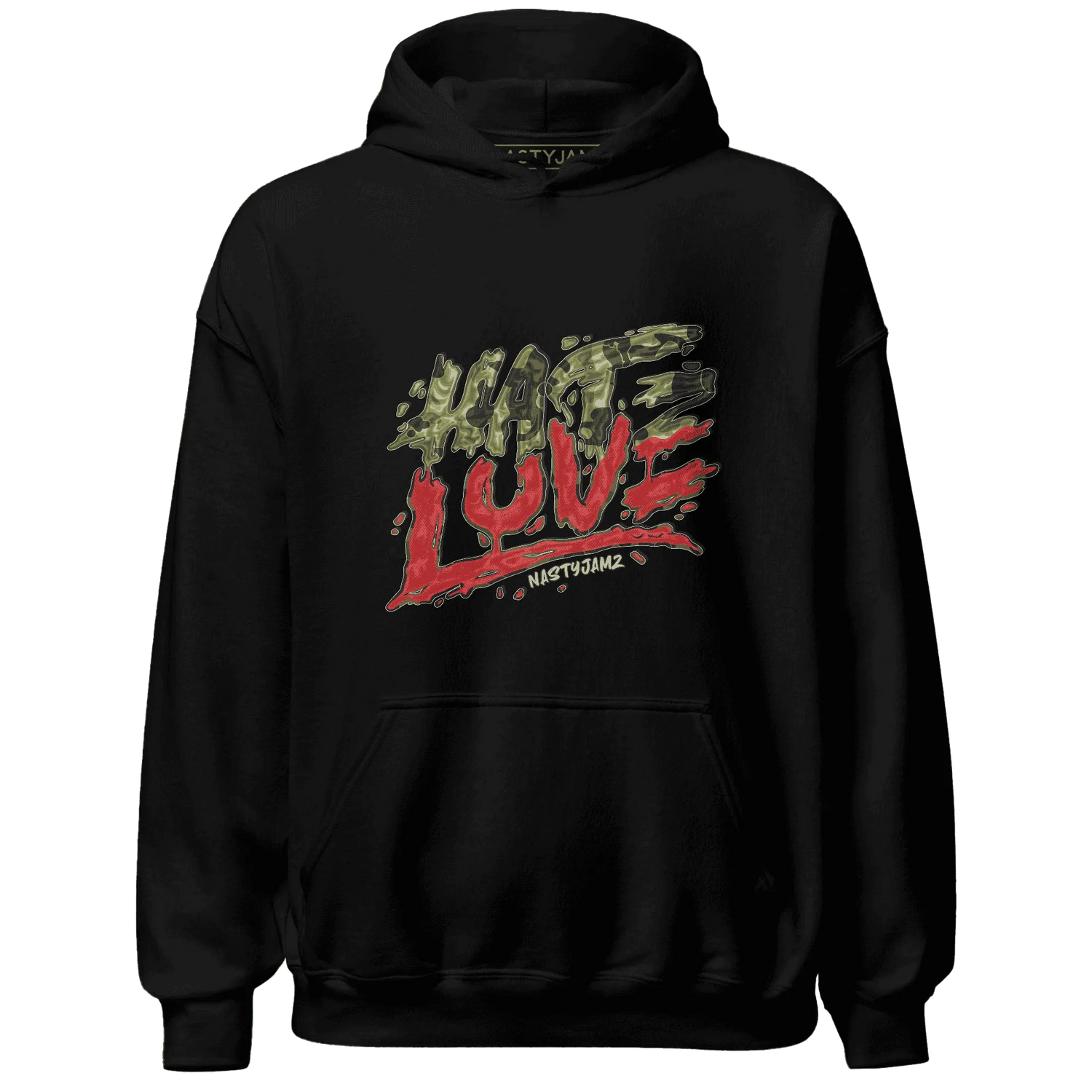 AM-90-Dark-Sage-Solar-Red-Hoodie-Match-Love-Hate