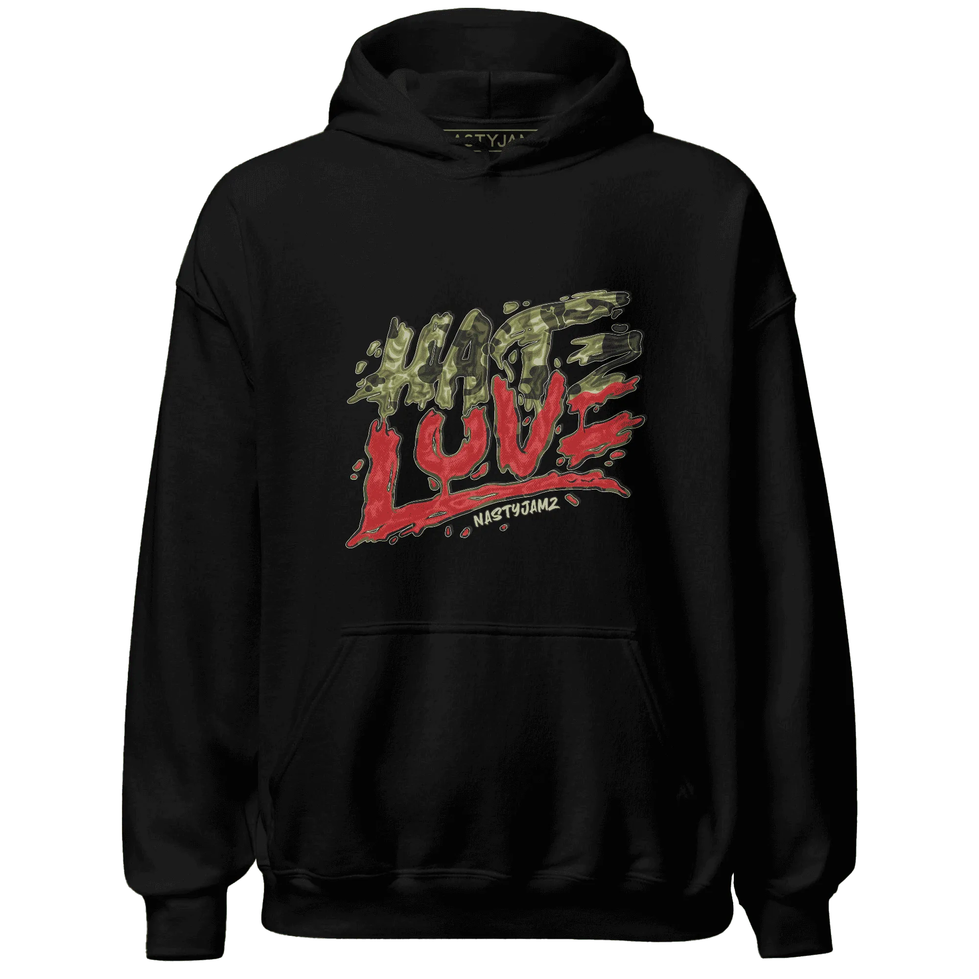 AM-90-Dark-Sage-Solar-Red-Hoodie-Match-Love-Hate
