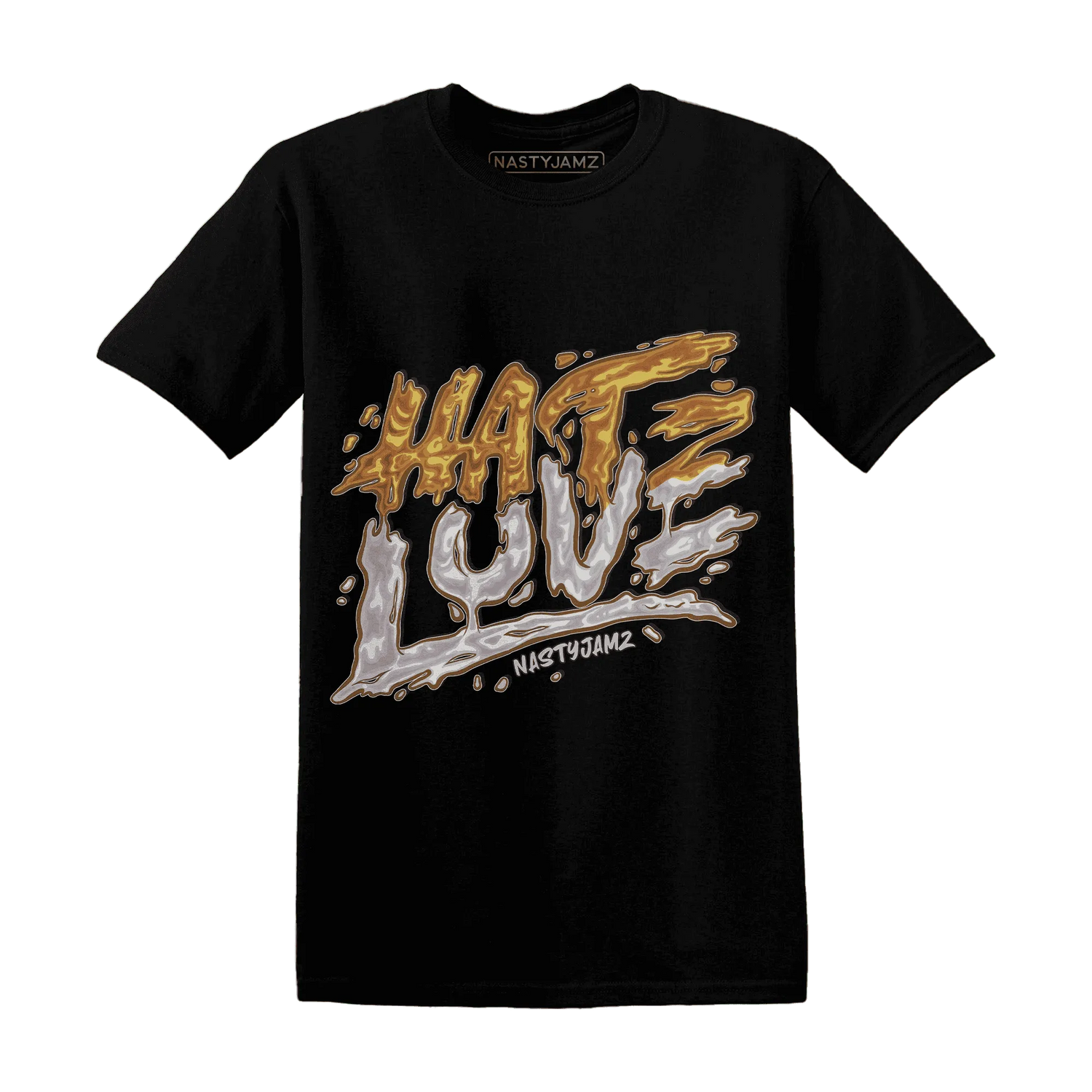 Dunk-Low-Retro-Wheat-Orange-T-Shirt-Match-Love-Hate