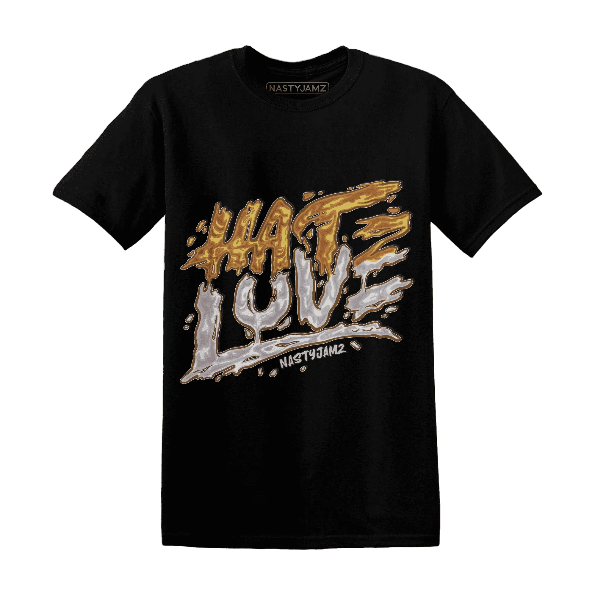 Dunk-Low-Retro-Wheat-Orange-T-Shirt-Match-Love-Hate