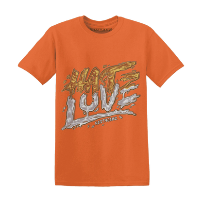 Dunk-Low-Retro-Wheat-Orange-T-Shirt-Match-Love-Hate