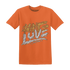 Dunk-Low-Retro-Wheat-Orange-T-Shirt-Match-Love-Hate