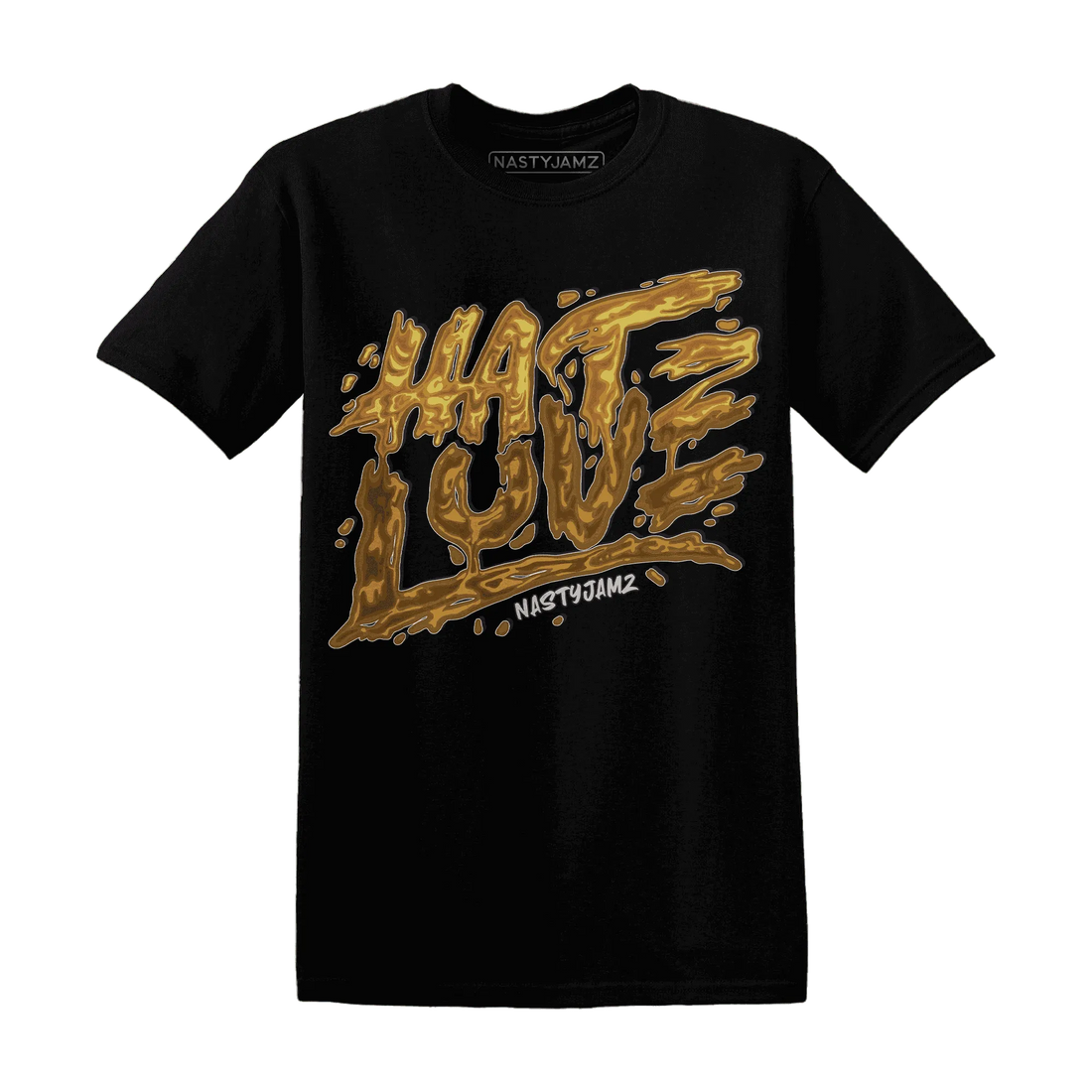 NastyJamz-Wheat-13s-T-Shirt-Match-Love-Hate