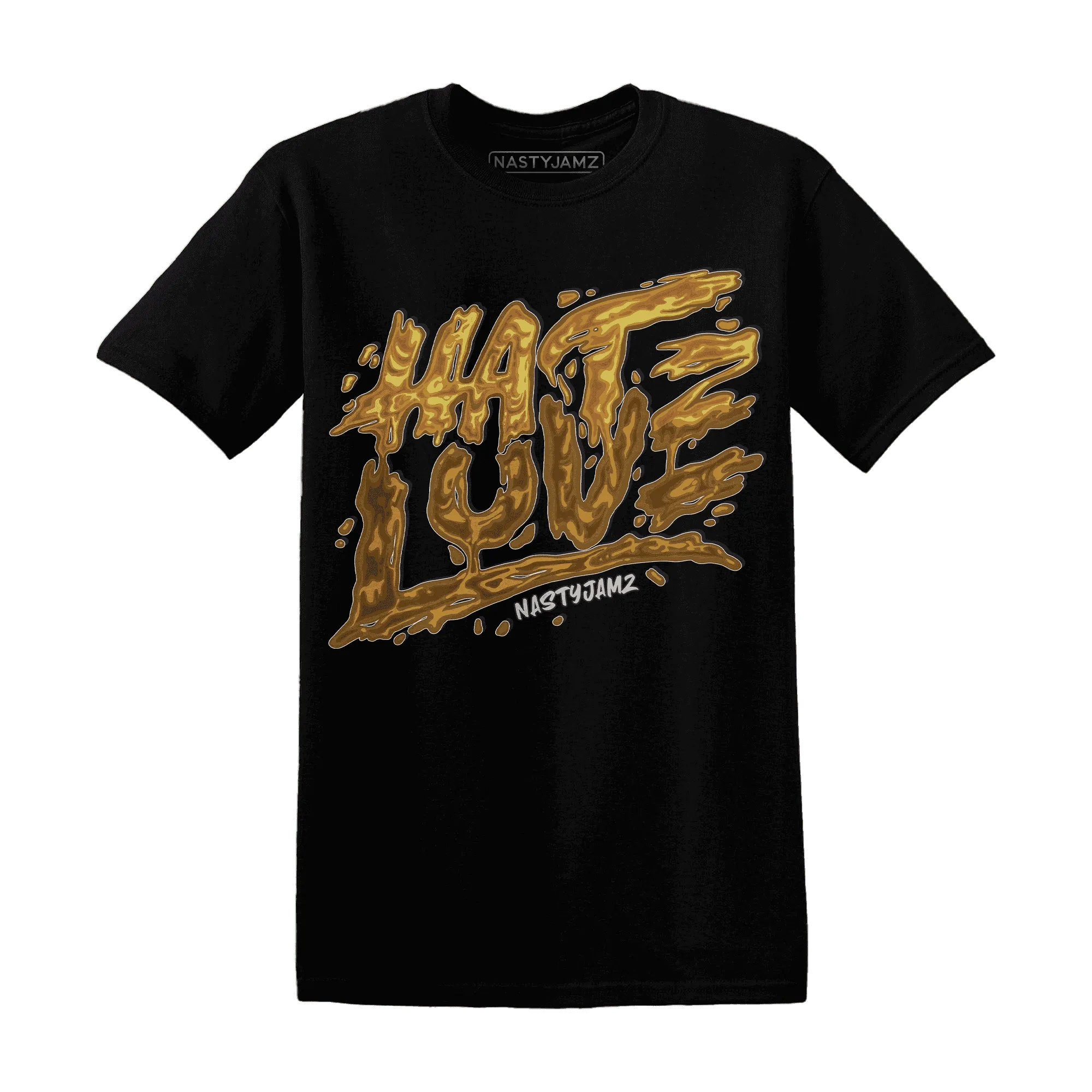 NastyJamz-Wheat-13s-T-Shirt-Match-Love-Hate