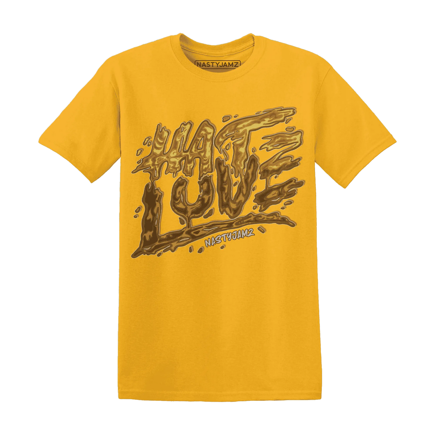 NastyJamz-Wheat-13s-T-Shirt-Match-Love-Hate