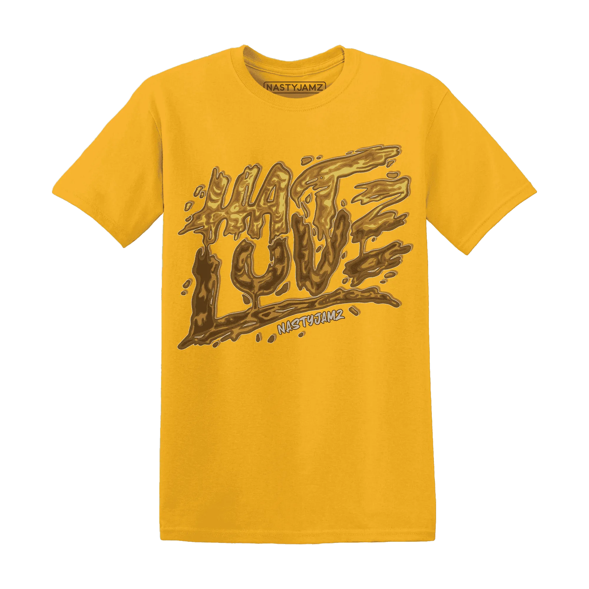 NastyJamz-Wheat-13s-T-Shirt-Match-Love-Hate