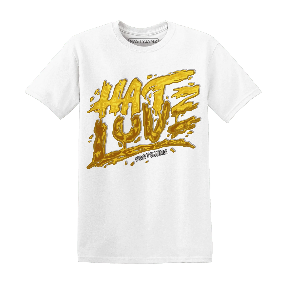 NastyJamz-Yellow-Ochre-6s-T-Shirt-Match-Love-Hate