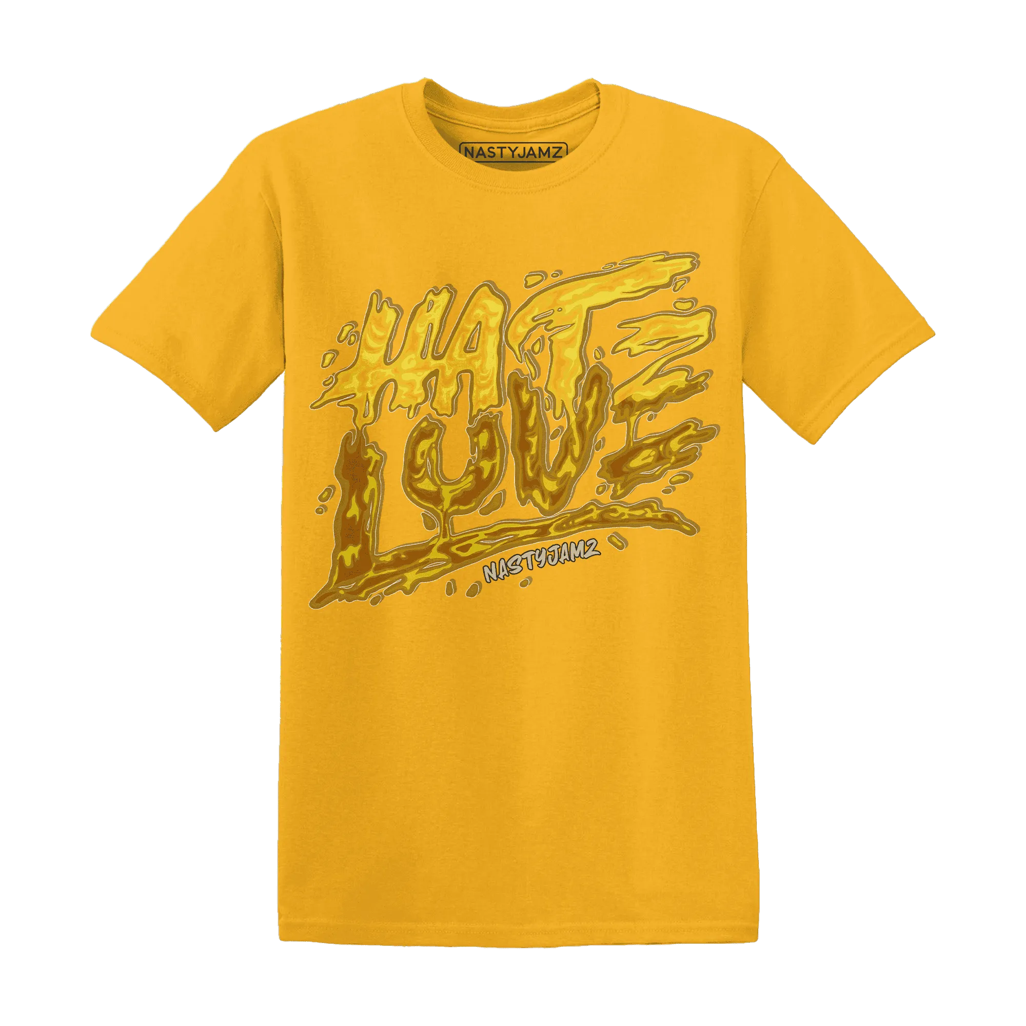 NastyJamz-Yellow-Ochre-6s-T-Shirt-Match-Love-Hate