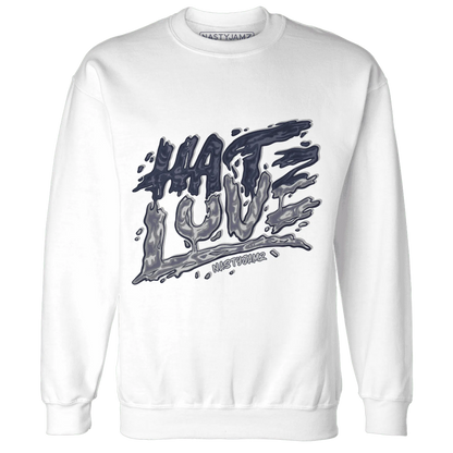 VaporMax-Plus-Midnight-Navy-White-Metallic-Silver-Sweatshirt-Match-Love-Hate