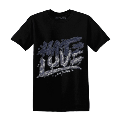 VaporMax-Plus-Midnight-Navy-White-Metallic-Silver-T-Shirt-Match-Love-Hate