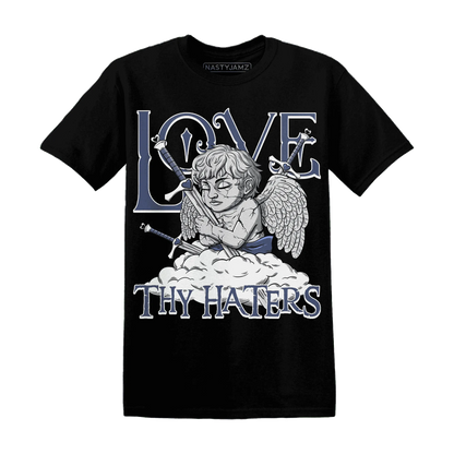 Low-Diffused-Blue-11s-T-Shirt-Match-Love-Thy-Haters-Angel