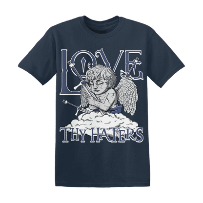 Low-Diffused-Blue-11s-T-Shirt-Match-Love-Thy-Haters-Angel