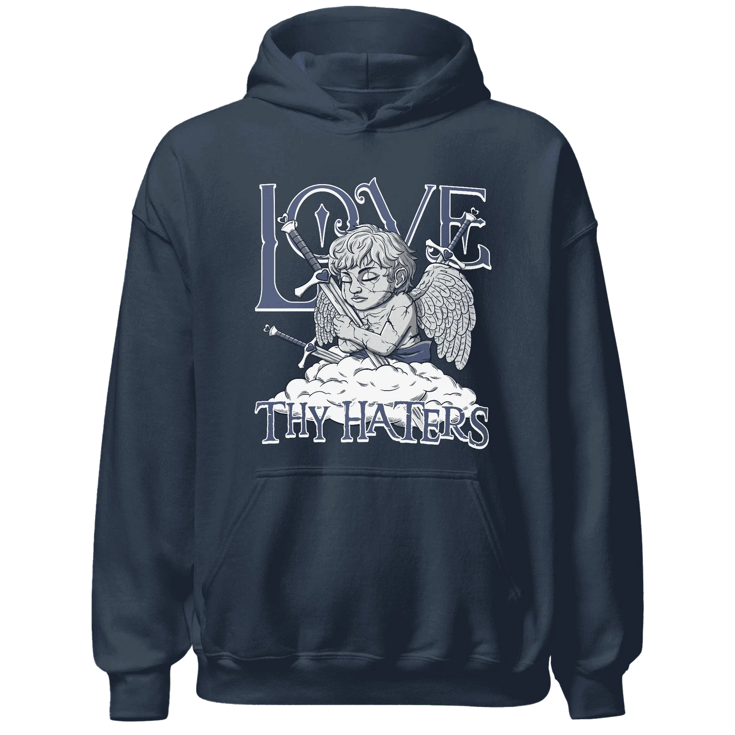 Low-Diffused-Blue-11s-Hoodie-Match-Love-Thy-Haters-Angel