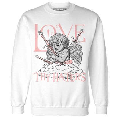 Low Legend Pink 11s Sweatshirt Match Love Thy Haters Angel - NastyJamz