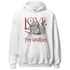 Dune Red 13s Hoodie Match Love Thy Haters Angel - NastyJamz
