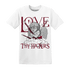 High White Team Red 1s T Shirt Love Thy Haters Angel - NastyJamz
