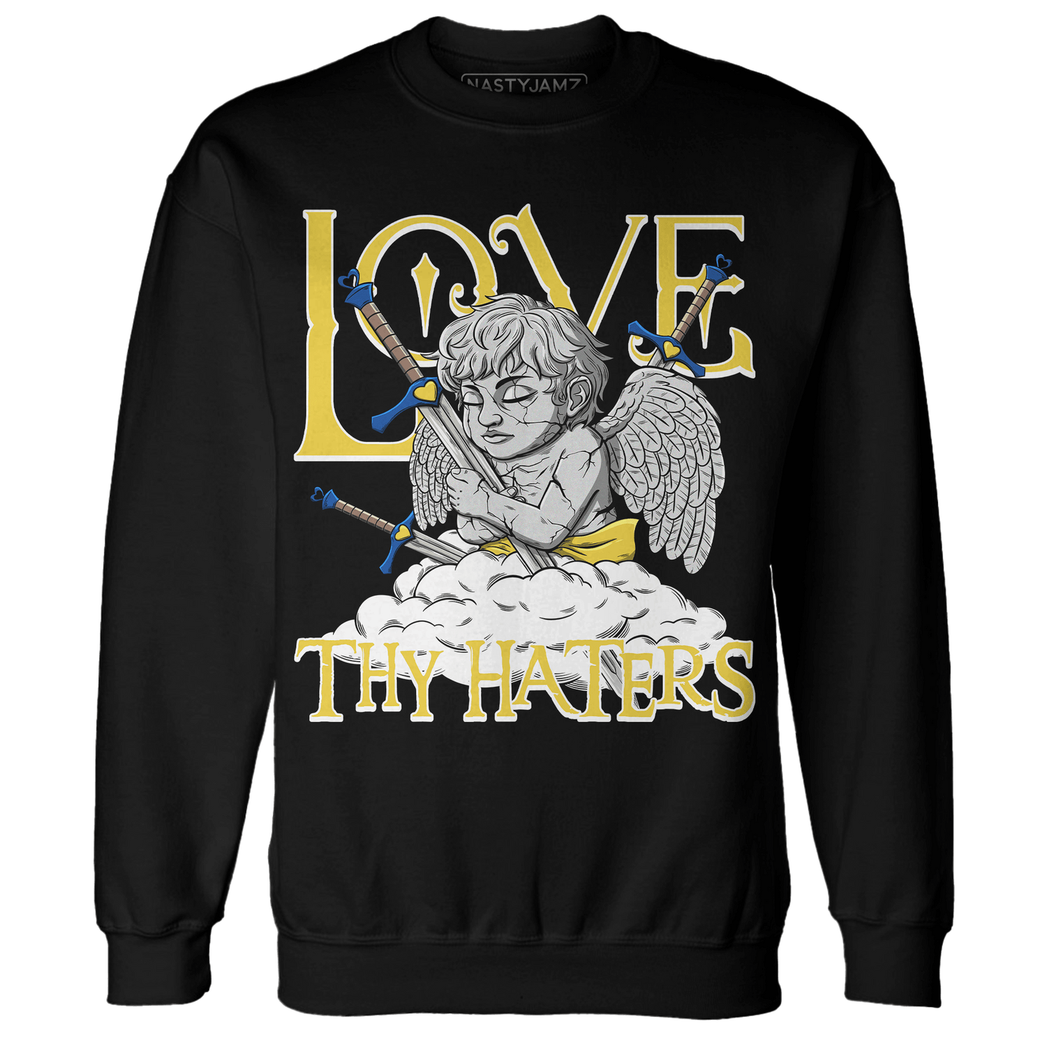Low OG Canary TVSC 1s Sweatshirt Match Love Thy Haters Angel - NastyJamz