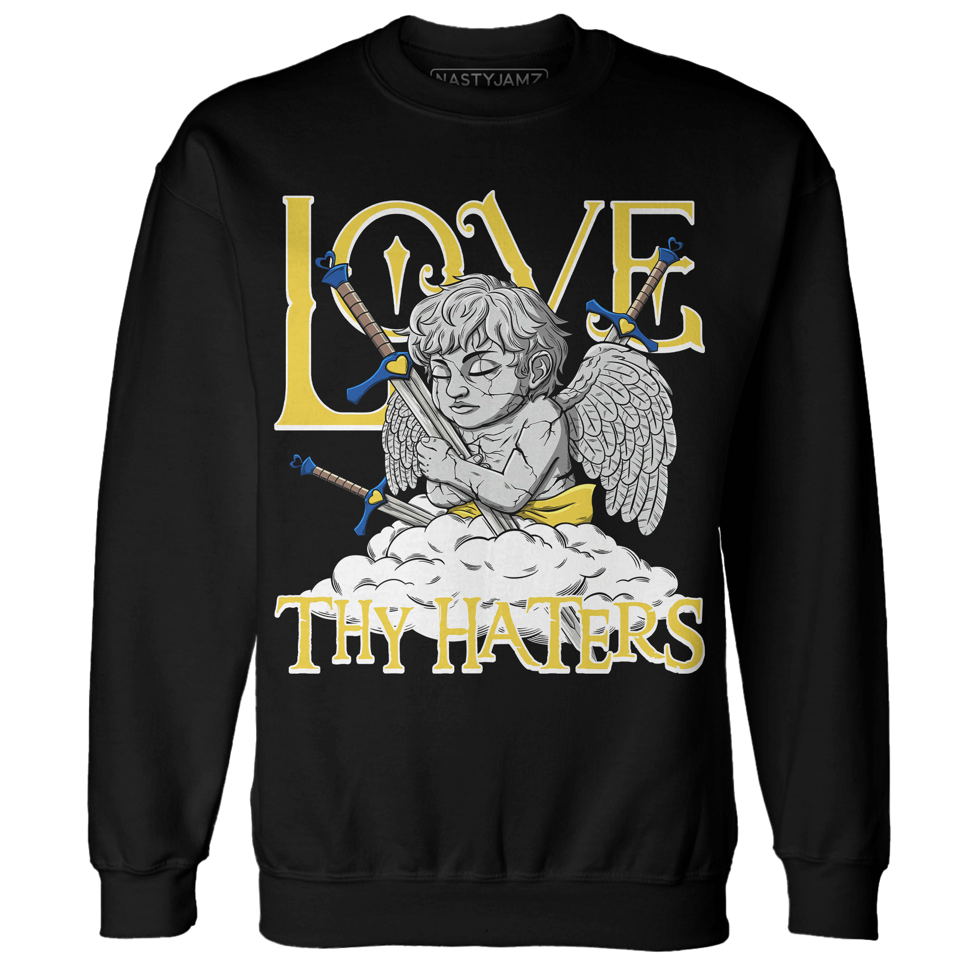 Low OG Canary TVSC 1s Sweatshirt Match Love Thy Haters Angel - NastyJamz