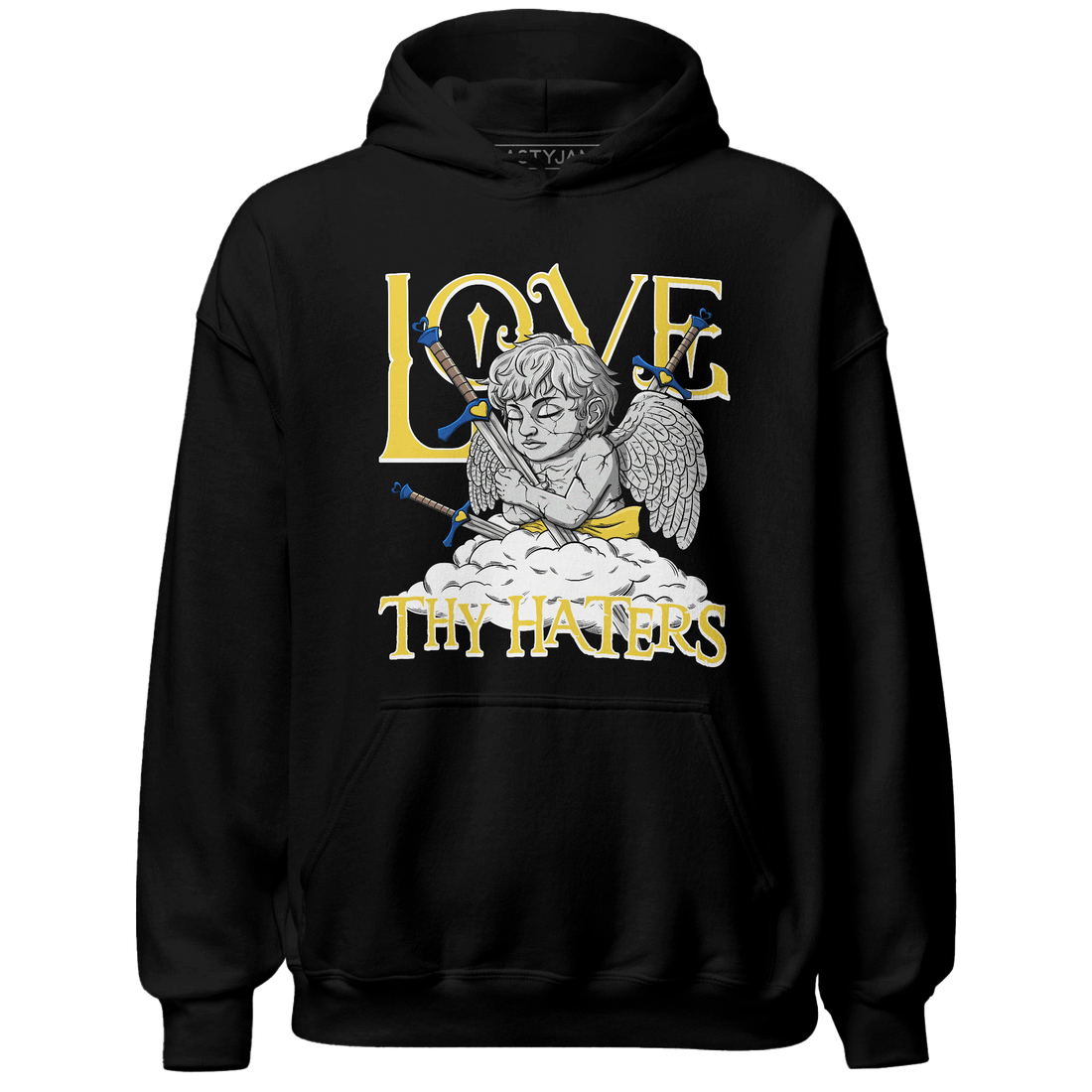 Low OG Canary TVSC 1s Hoodie Match Love Thy Haters Angel - NastyJamz