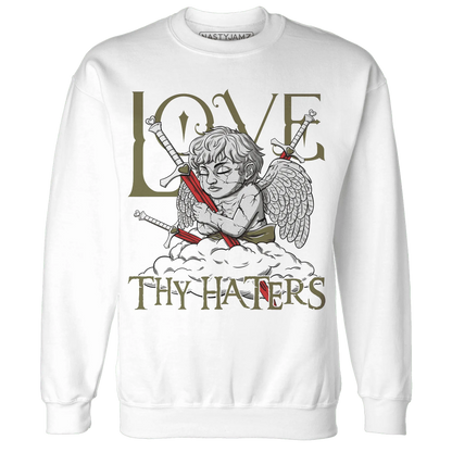NastyJamz-Medium-Olive-1s-Sweatshirt-Match-Love-Thy-Haters-Angel