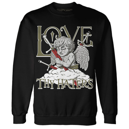 NastyJamz-Medium-Olive-1s-Sweatshirt-Match-Love-Thy-Haters-Angel