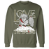 NastyJamz-Medium-Olive-1s-Sweatshirt-Match-Love-Thy-Haters-Angel