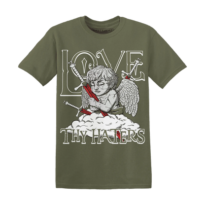 NastyJamz-Medium-Olive-1s-T-Shirt-Match-Love-Thy-Haters-Angel