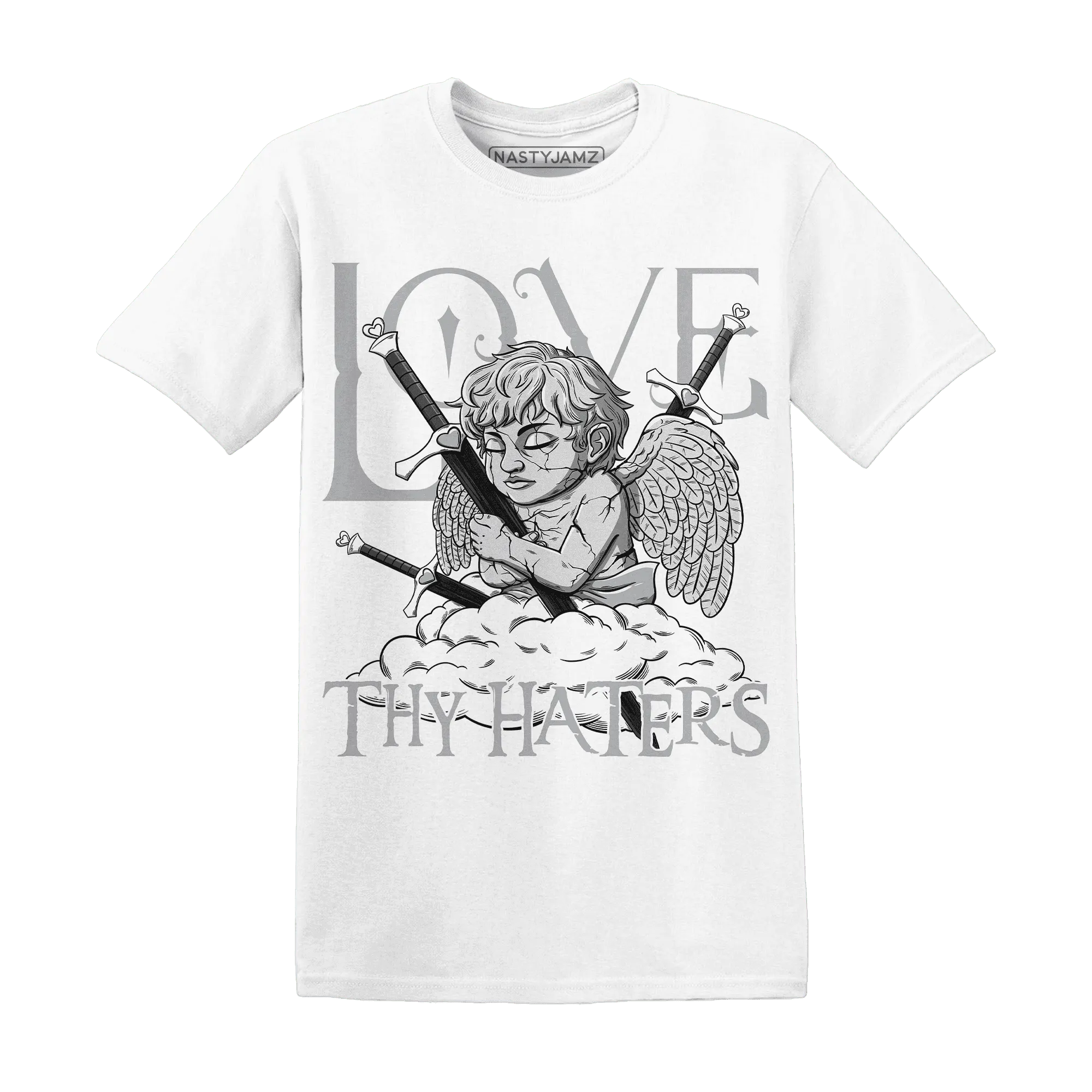 Wolf-Grey-1s-T-Shirt-Match-Love-Thy-Haters-Angel