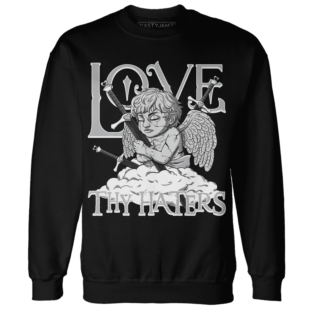 Wolf-Grey-1s-Sweatshirt-Match-Love-Thy-Haters-Angel
