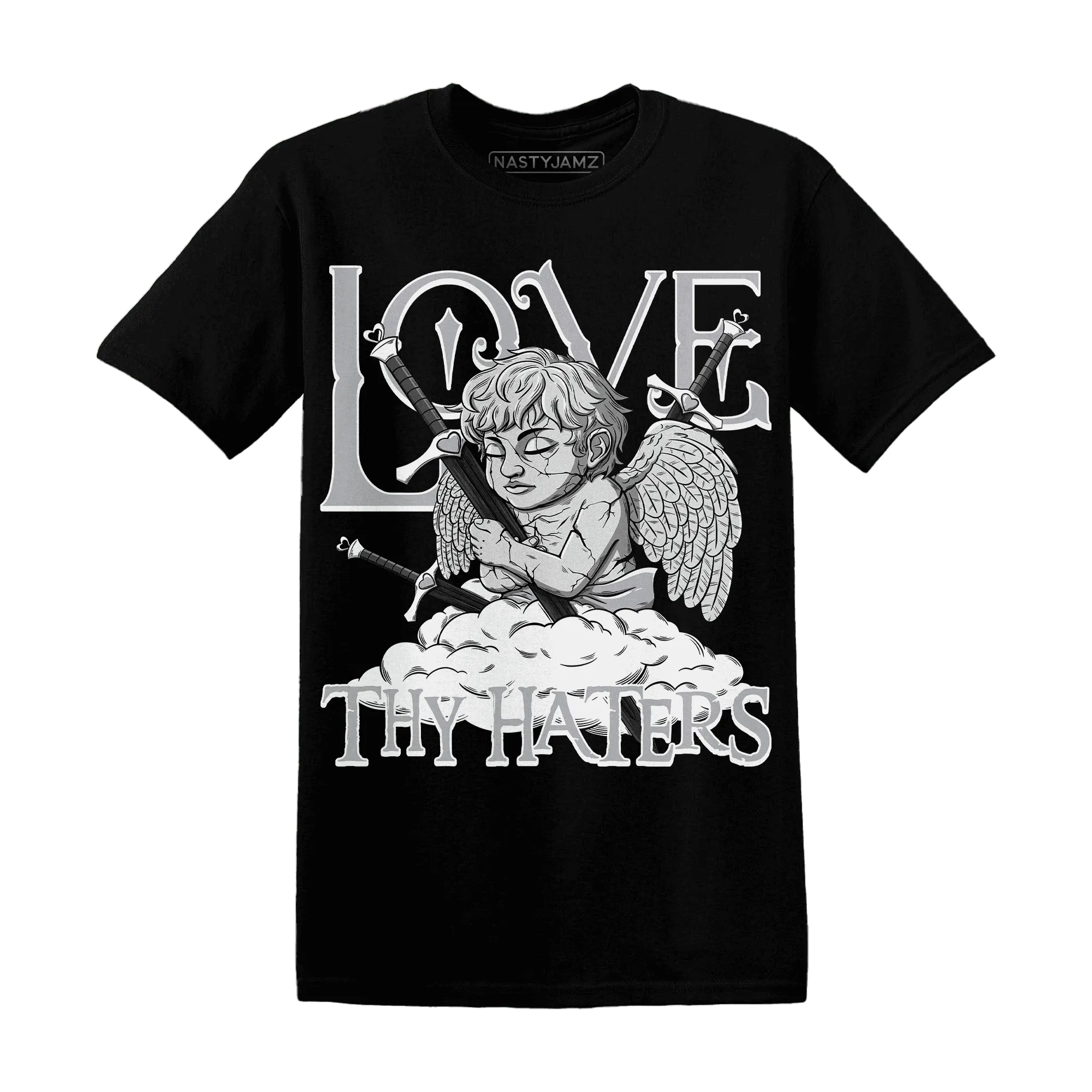 Wolf-Grey-1s-T-Shirt-Match-Love-Thy-Haters-Angel
