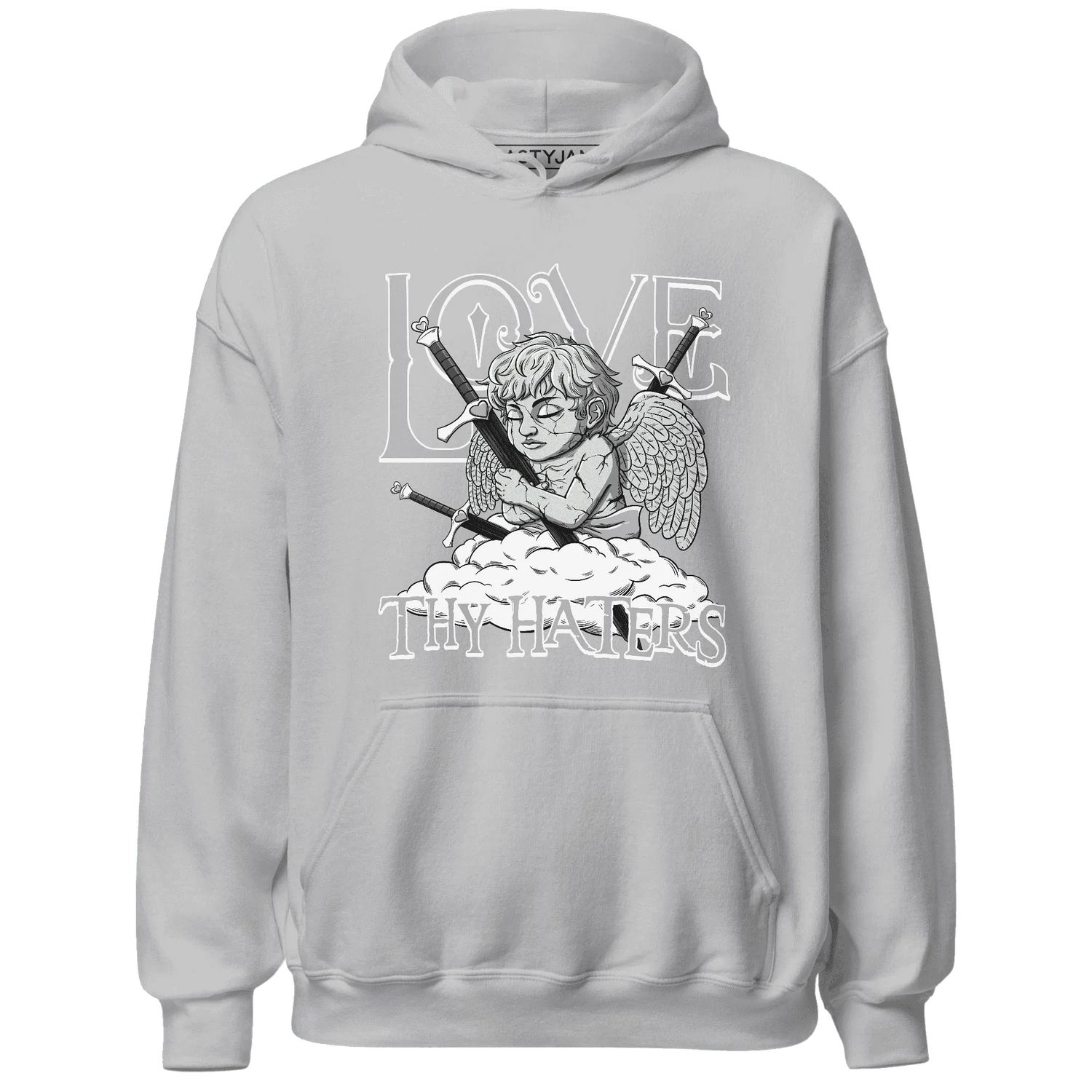 Wolf-Grey-1s-Hoodie-Match-Love-Thy-Haters-Angel